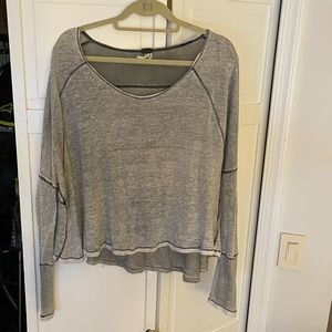 We The Free - Free People Grey Top